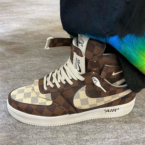 the louis vuitton x off-white x nike air force 1|lv air force 1 white.